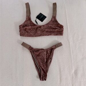 JLUXLABEL Two Piece Lace Bikini Swimsuit - NWT
